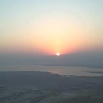 Sunrise above the Dead Sea